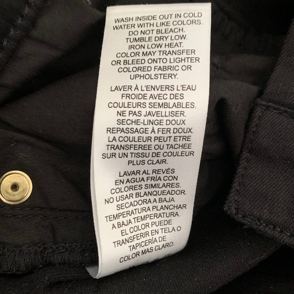 FRAME DENIM Film Noir Le High Straight Raw Stagger Jeans Size 31 - Picture 9 of 12